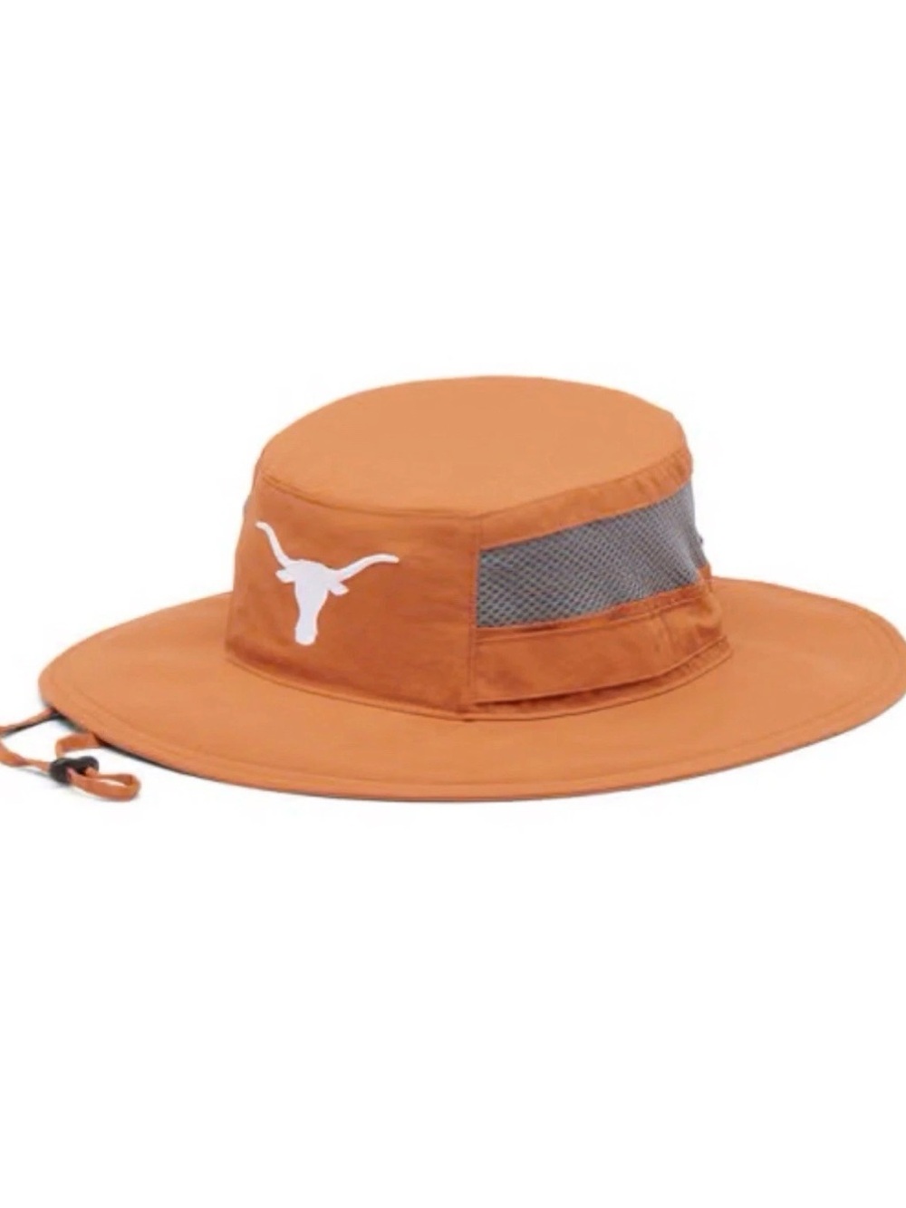 Texas Longhorn Bucket Hat Columbia Embroidered Unisex with adjustable chin strap